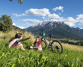 In bicicletta in Val Pusteria